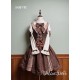 Alice Girl Bear Chocolate Short and Long Skirt and JSK(2nd Pre-Order/2 Colours/Full Payment Without Shipping)